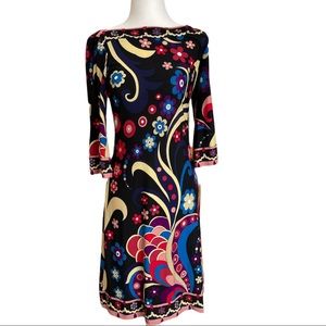 Ali Ra Floral Dress, Vintage Vibes, Vibrant Color Size 6 Colorful